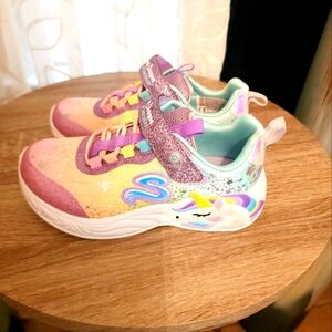 Unicorn Skechers (Multi-colored, lights up)